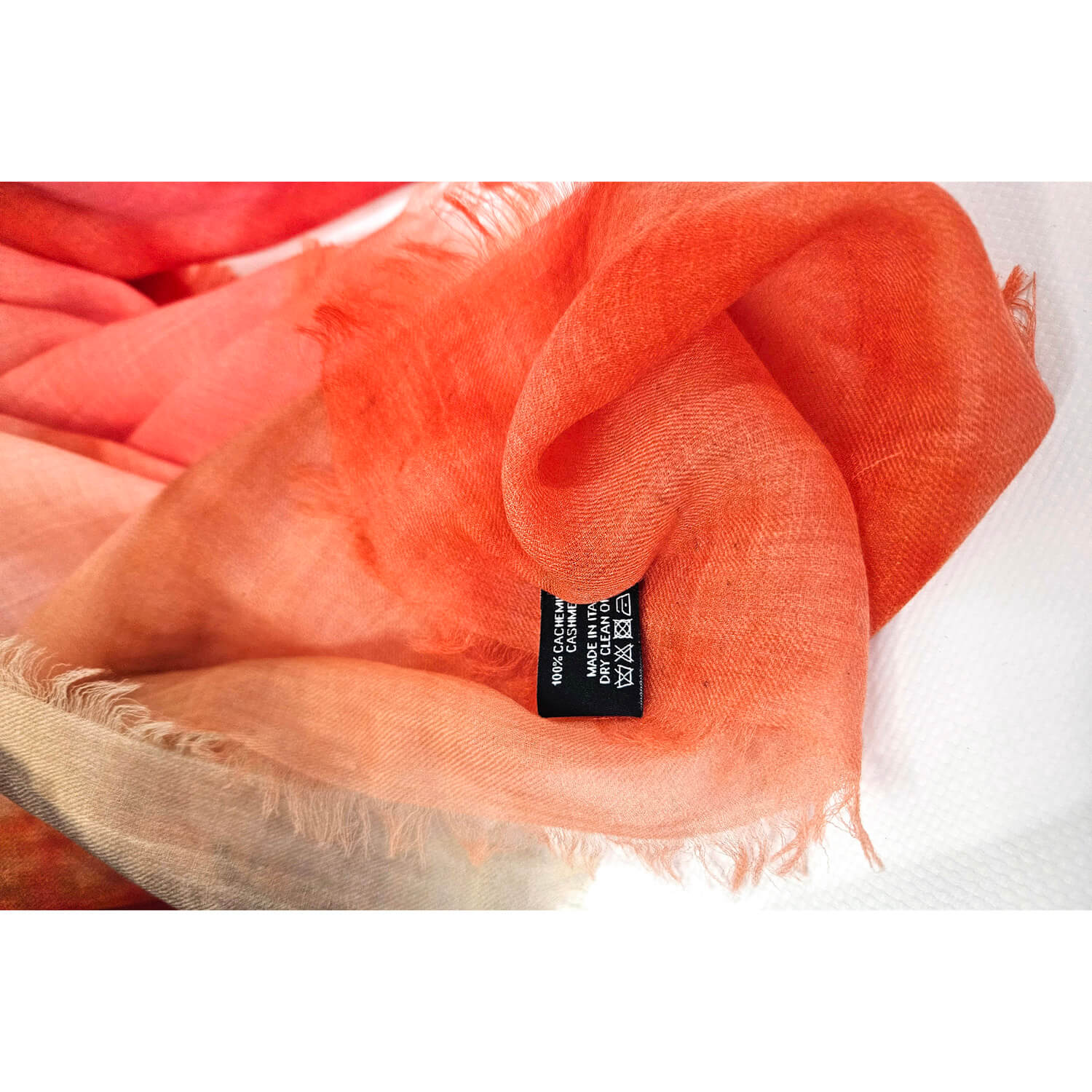 Кашемировый палантин Chanel 190х130 см, цвет Мультицвет, фото 2