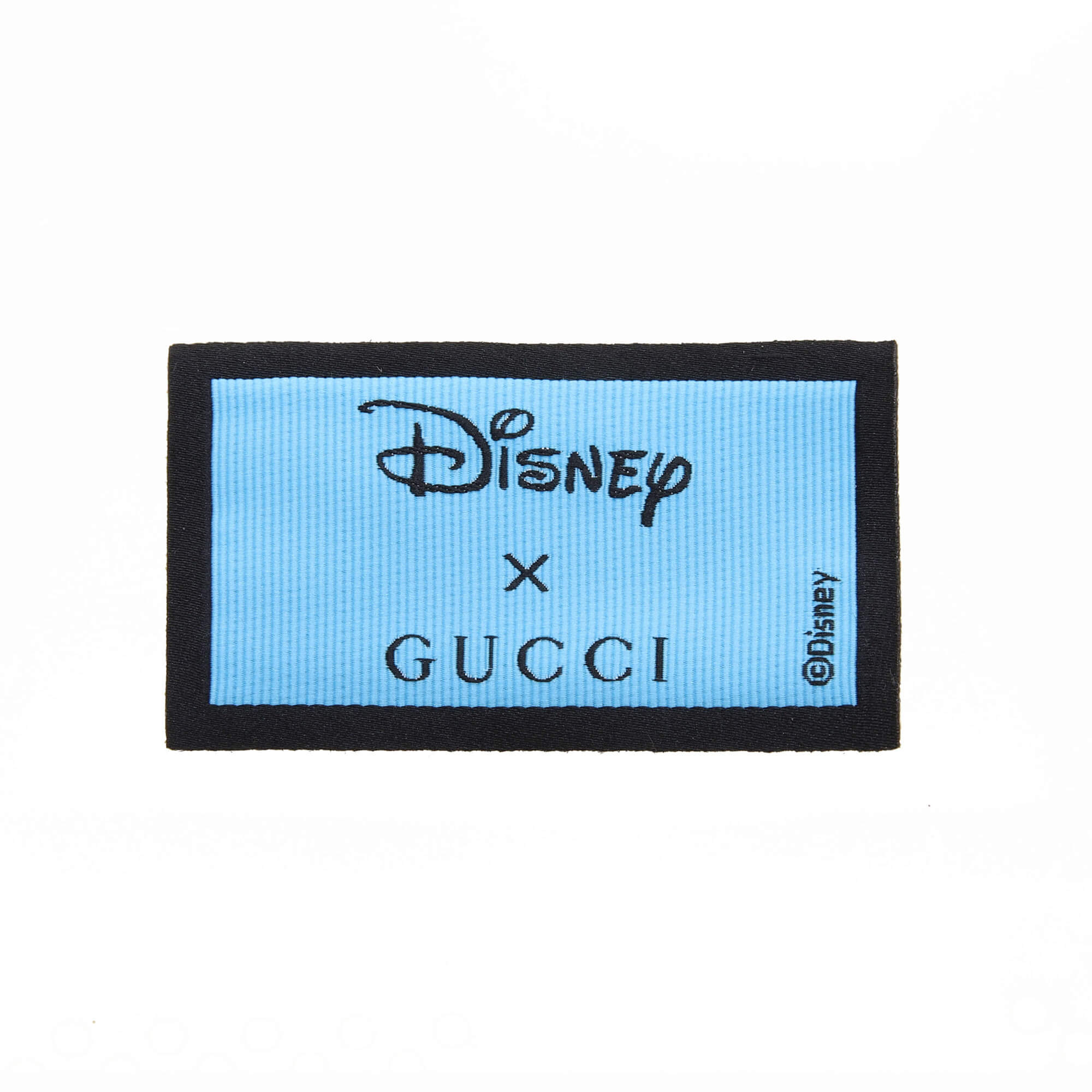 Лейбл Gucci Disney 7х4 см, цвет Синий