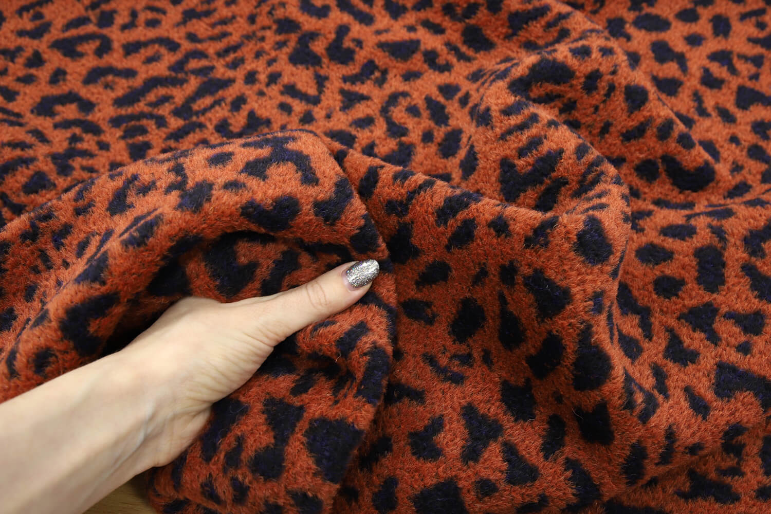 Пальтовая ткань из альпаки Agnona, цвет Оранжевый, фото 1