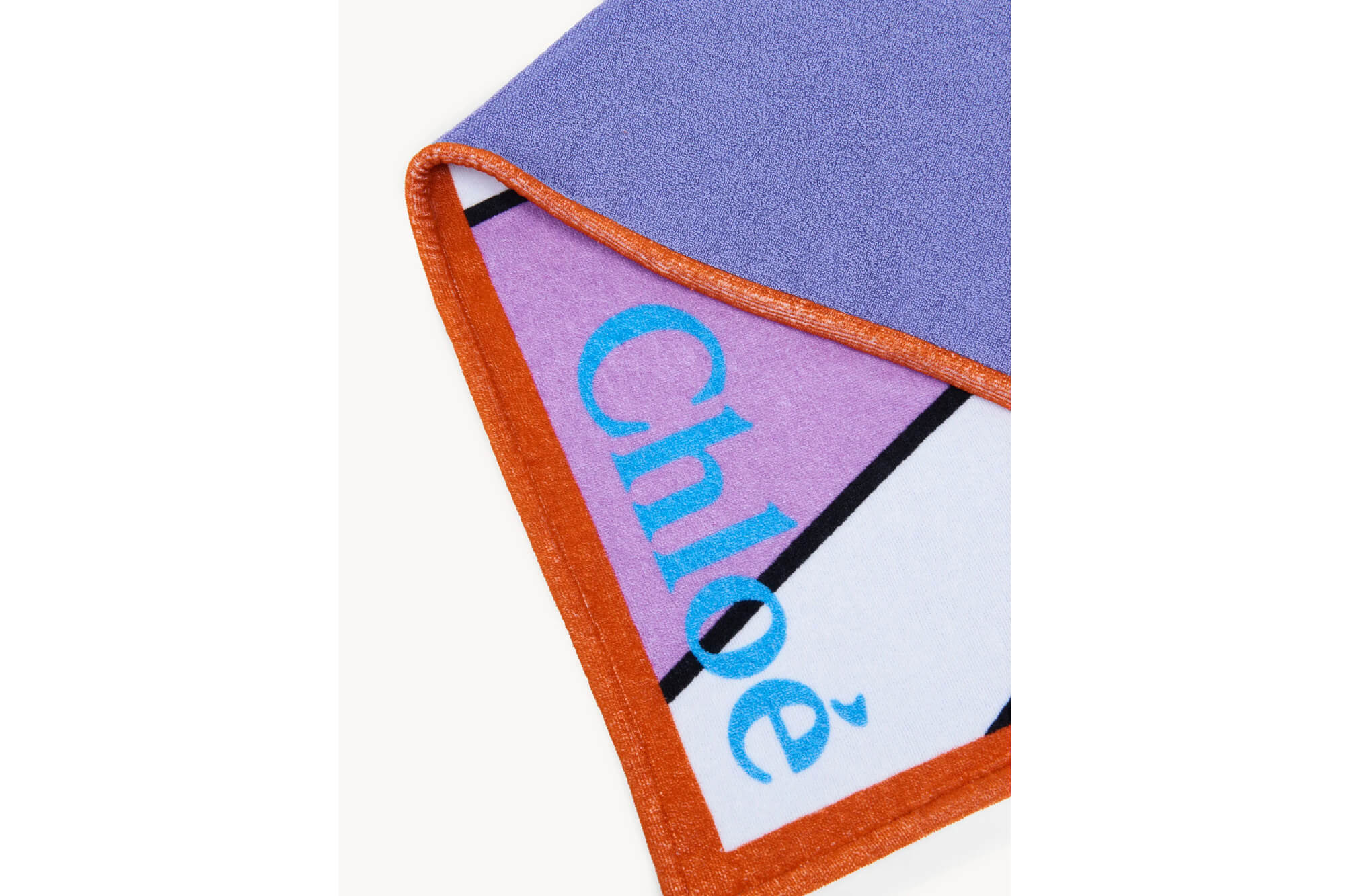 Пляжное полотенце из хлопка 93Х140 см Chloe, цвет Фиолетовый, фото 2