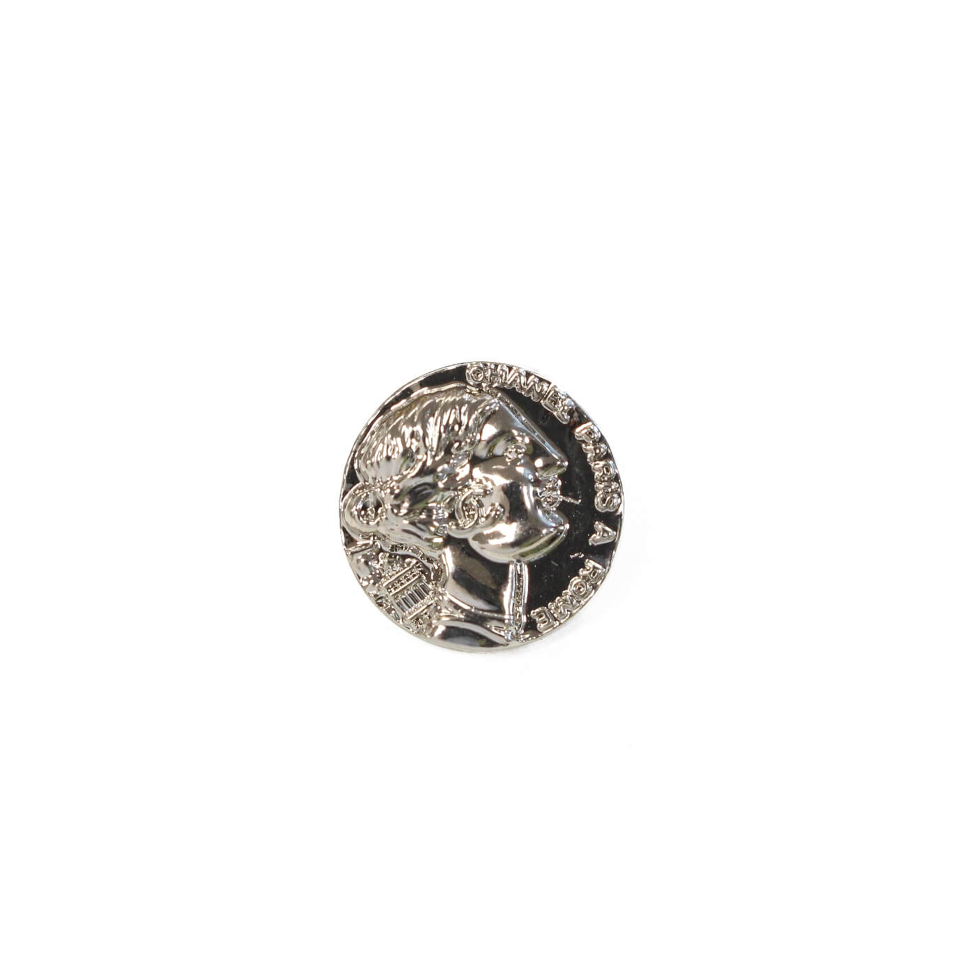 Пуговицы Chanel Ø1,5см, цвет Серебро