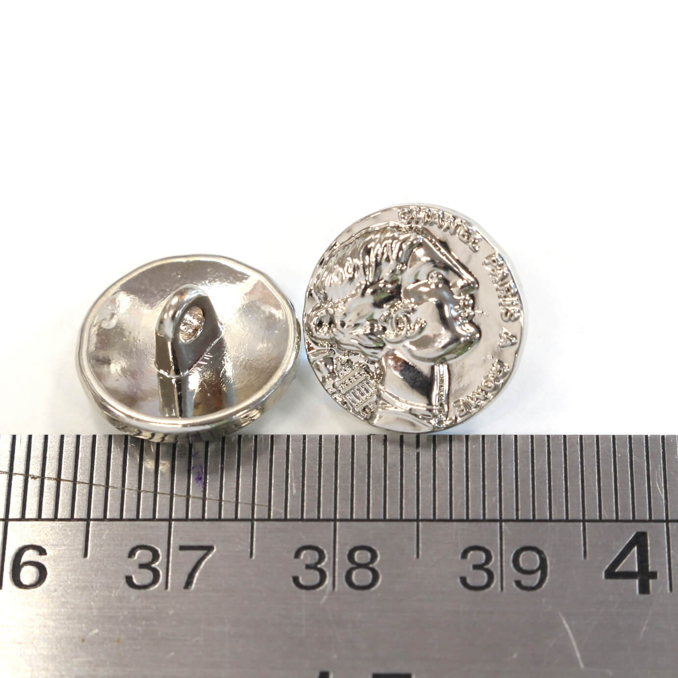 Пуговицы Chanel Ø1,5см, цвет Серебро, фото 1