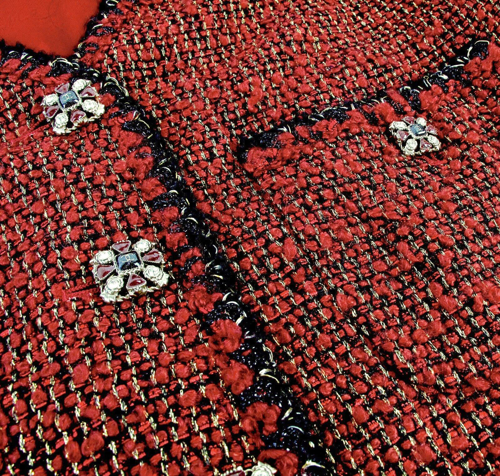 Пуговицы Chanel Ø2,2см, цвет Красный, фото 3