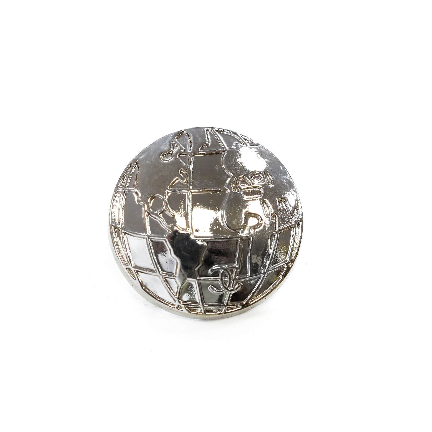 Пуговицы Chanel Ø2 см, цвет Серебро