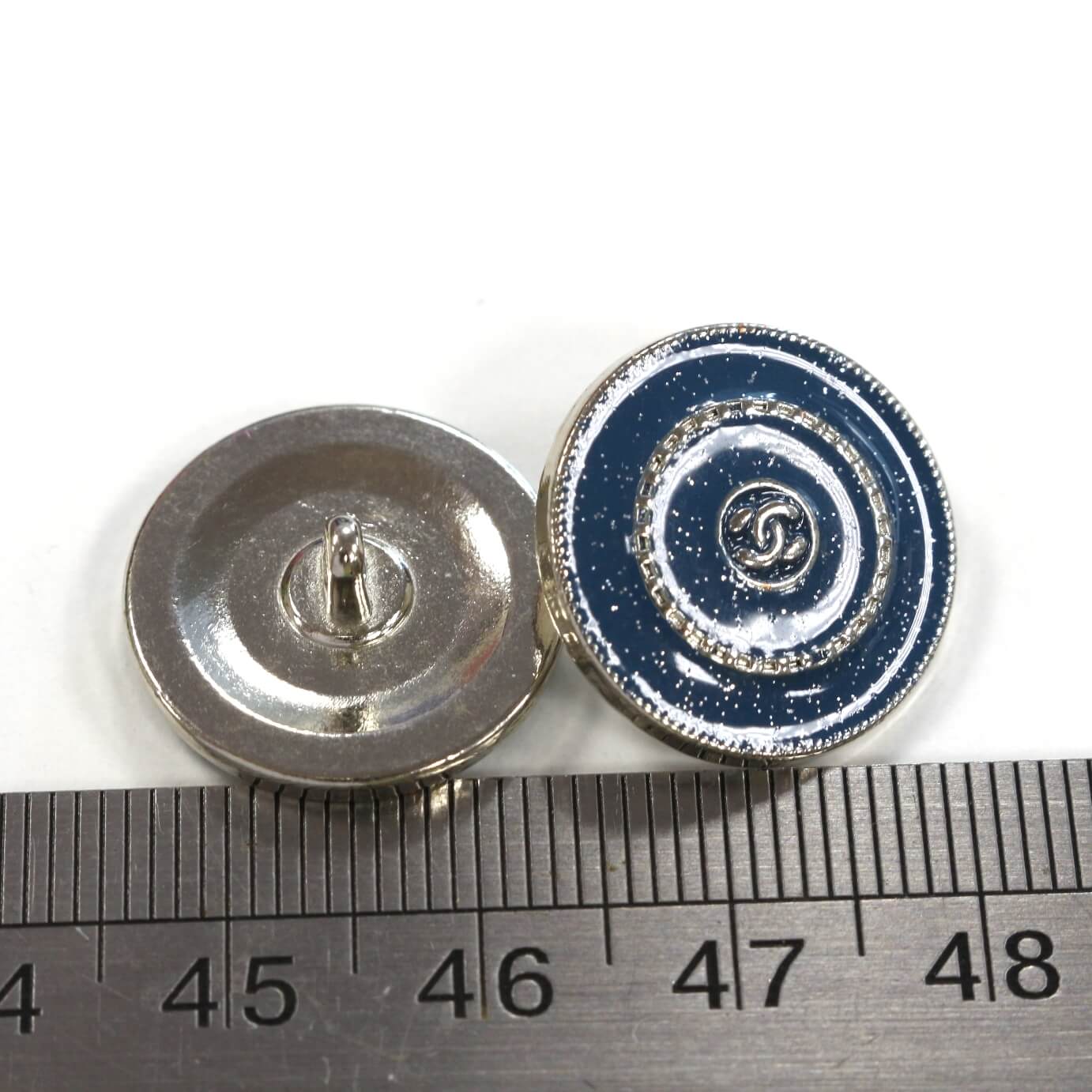 Пуговицы Chanel Ø 1,8 см, цвет Синий, фото 1
