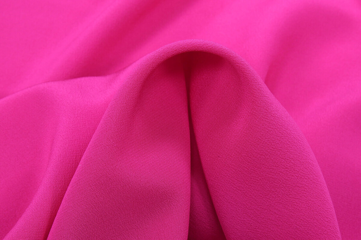 Шелковый крепдешин Roshas, цвет Розовый, фото 1