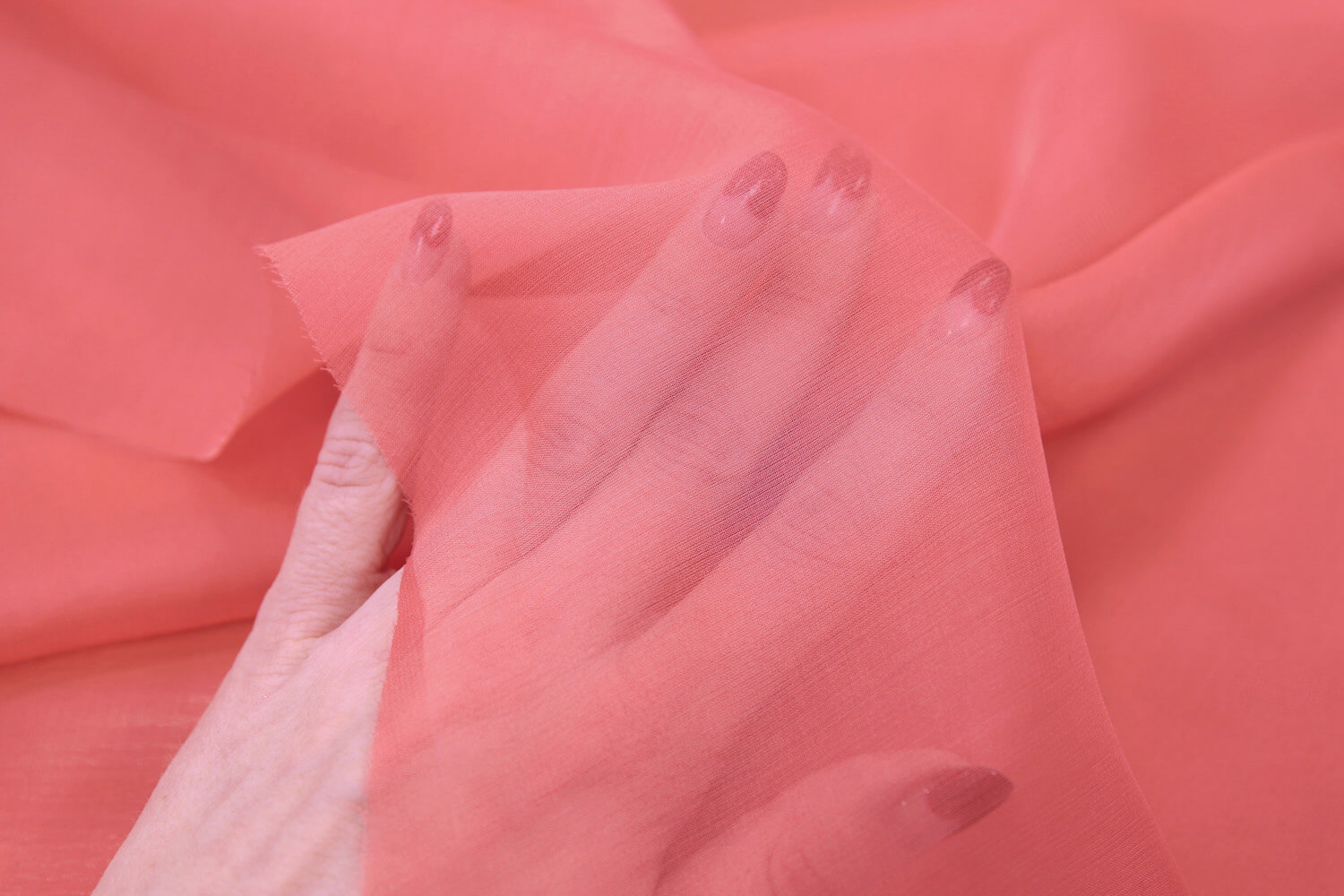 Шелковый шифон DolceGabbana, цвет Розовый, фото 2