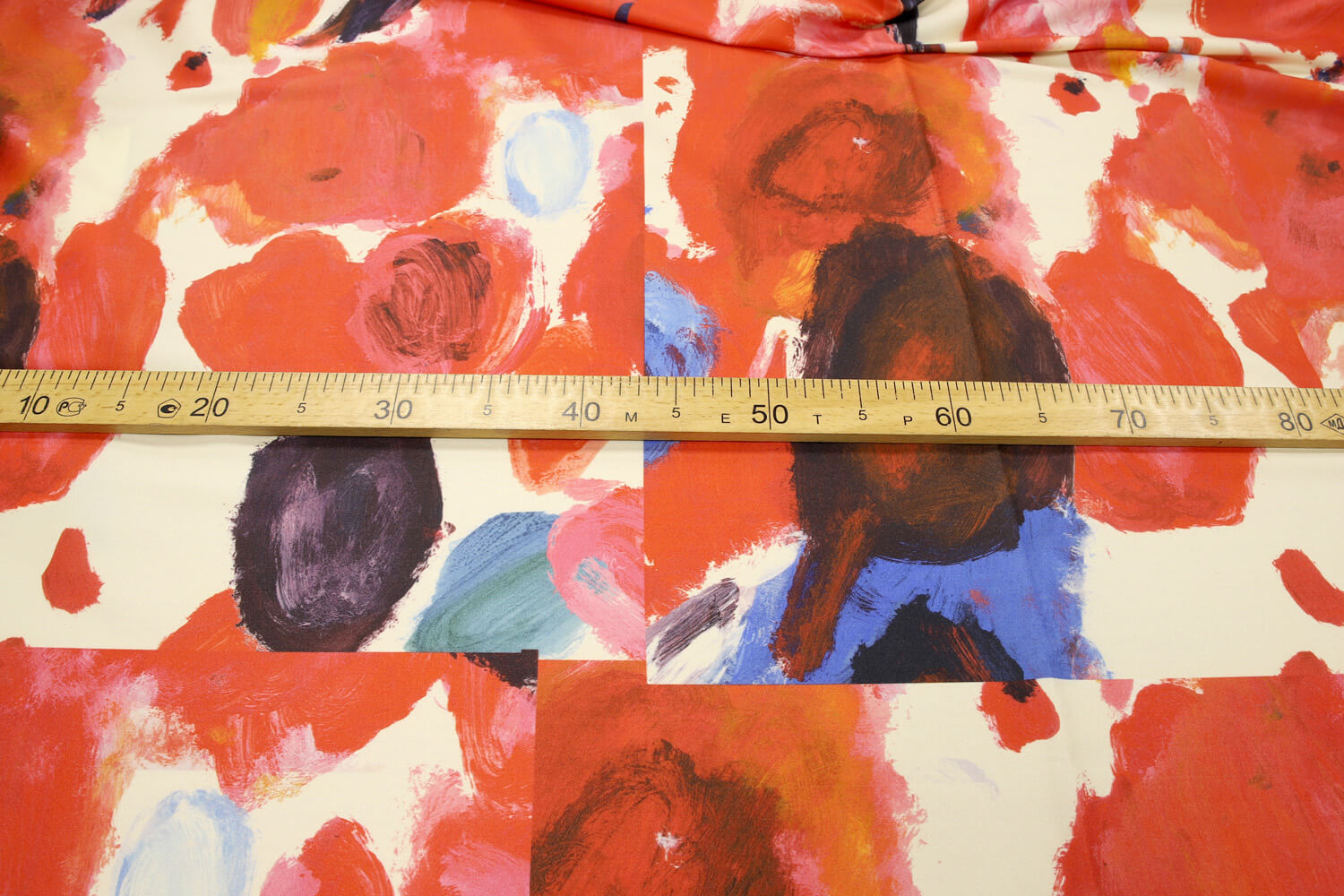 Шерсть с шелком Alexander McQueen КУПОН 3.15М, цвет Красный, фото 1
