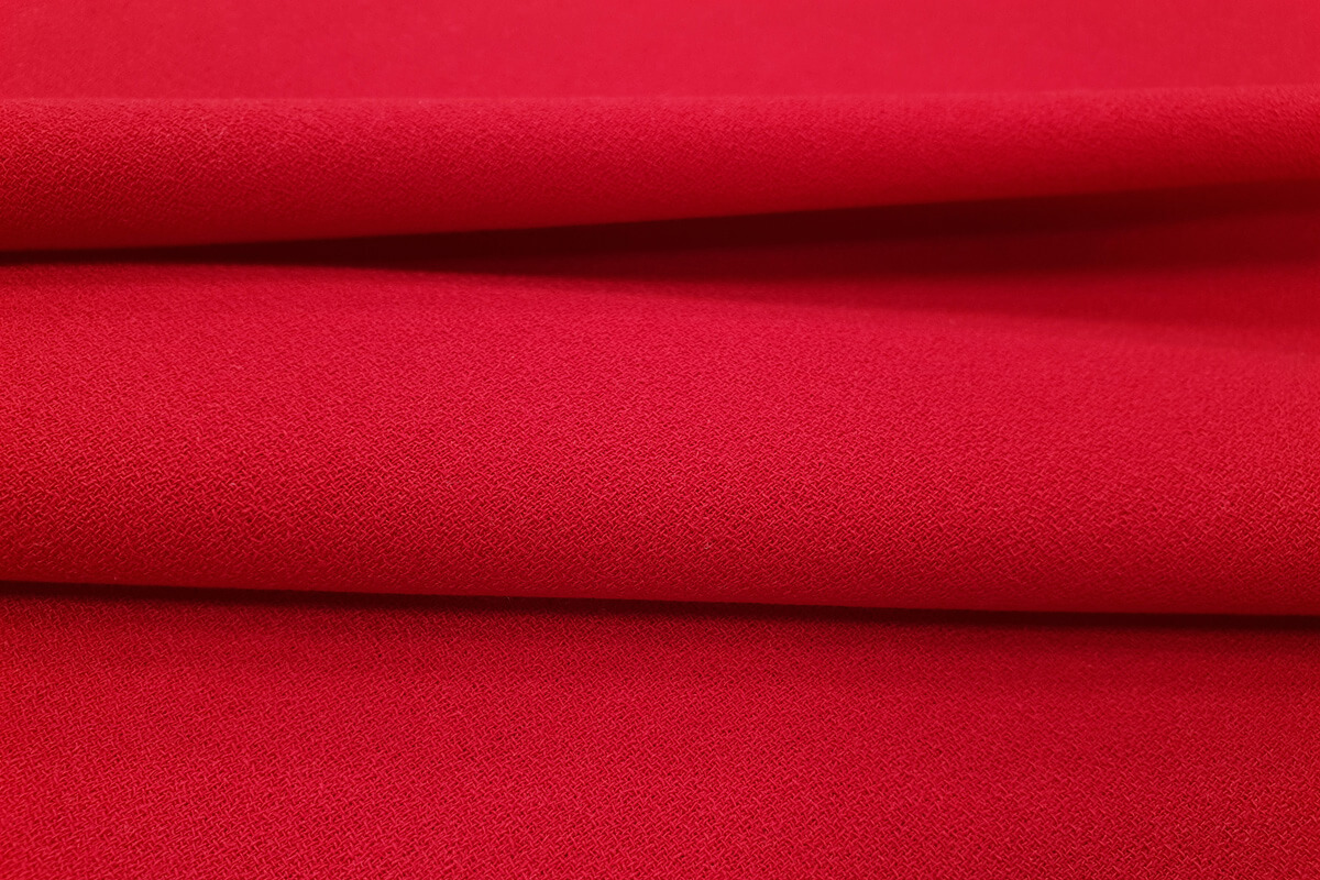 Шерстяной креп Valentino, цвет Красный, фото 1