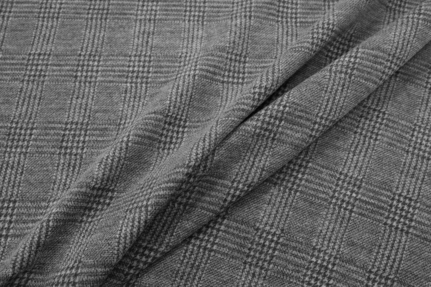 Шерстяной трикотаж Zegna, цвет Серый, фото 2