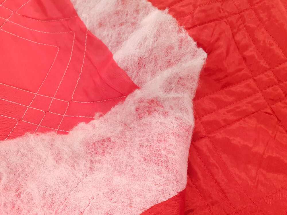Стеганая подкладочная ткань , цвет Красный, фото 1