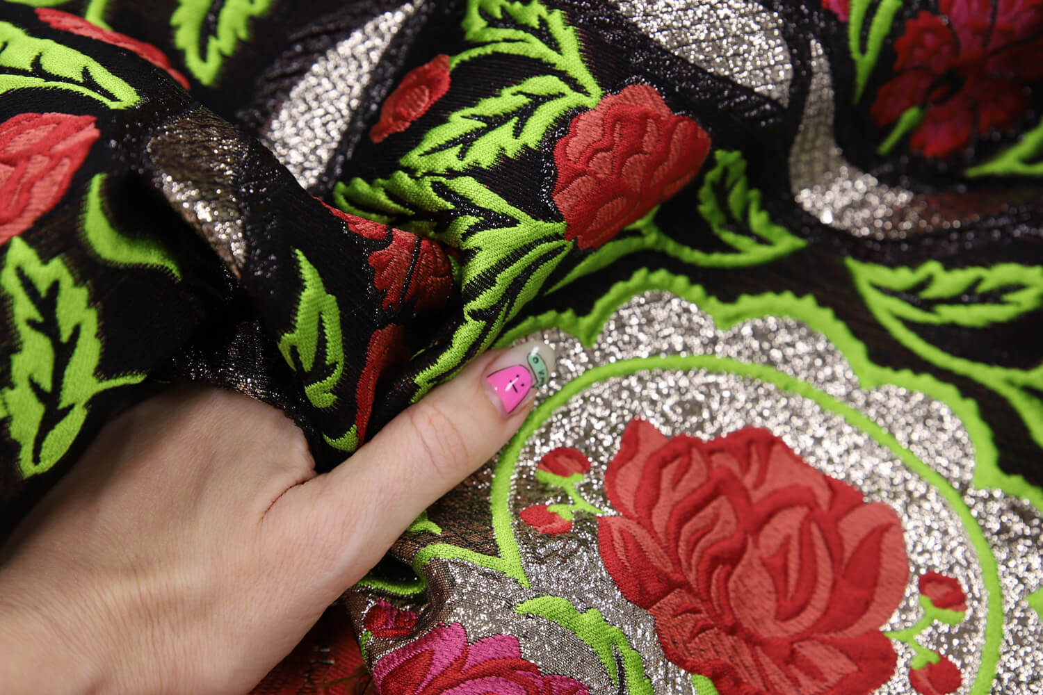 Жаккард с шелком Gucci, цвет Мультицвет, фото 2