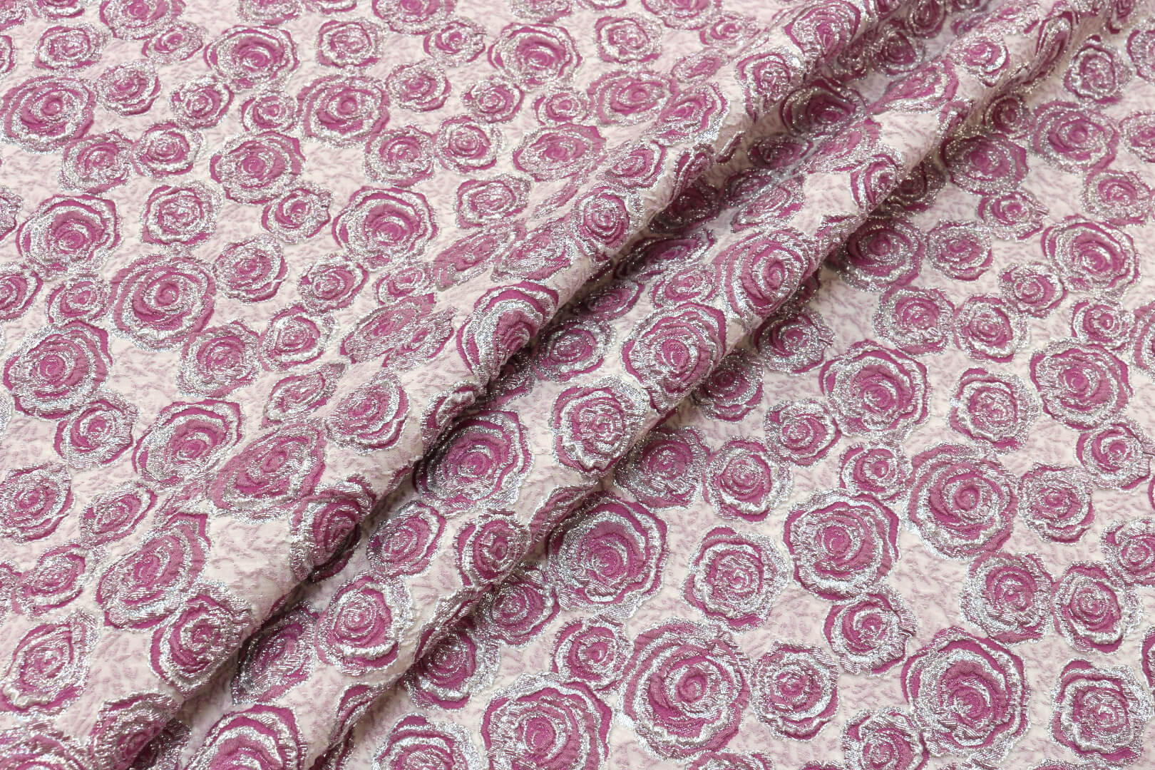 Жаккардовая ткань с эластаном Malhia Kent, цвет Розовый