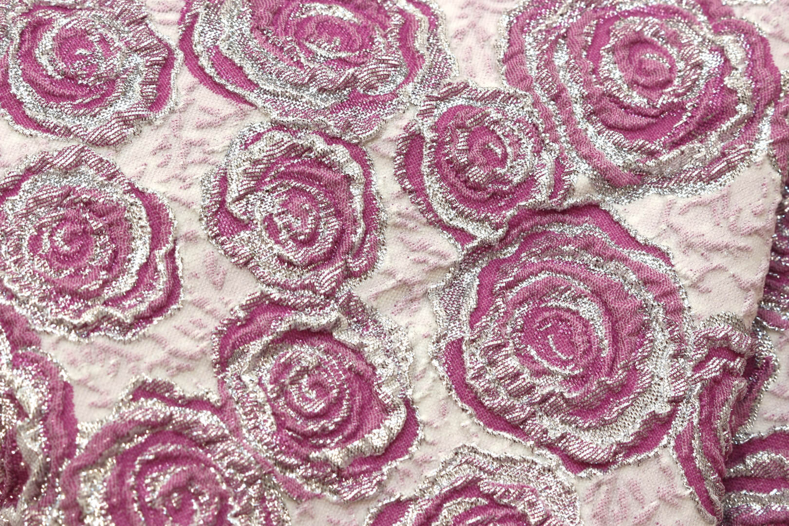 Жаккардовая ткань с эластаном Malhia Kent, цвет Розовый, фото 1