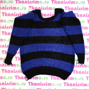 Мохеровый пуловер с пайетками Miu Miu, цвет Синий