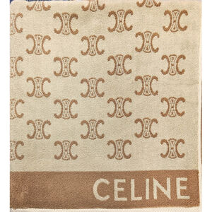 Пляжное полотенце из хлопка 100Х185 Celine, цвет Бежевый