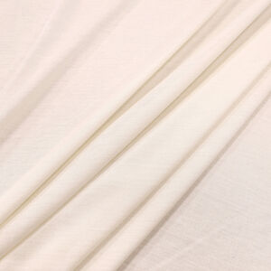 Шелковый трикотаж Saint Laurent, цвет Белый