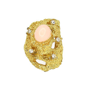 Винтажное кольцо Vogue размер 16,5-18, цвет Розовый