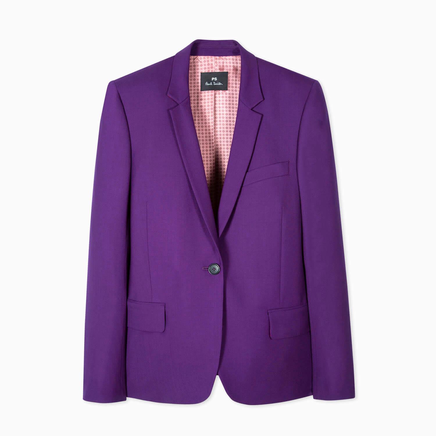 Шерстяная ткань Paul Smith , цвет Фиолетовый, фото 1