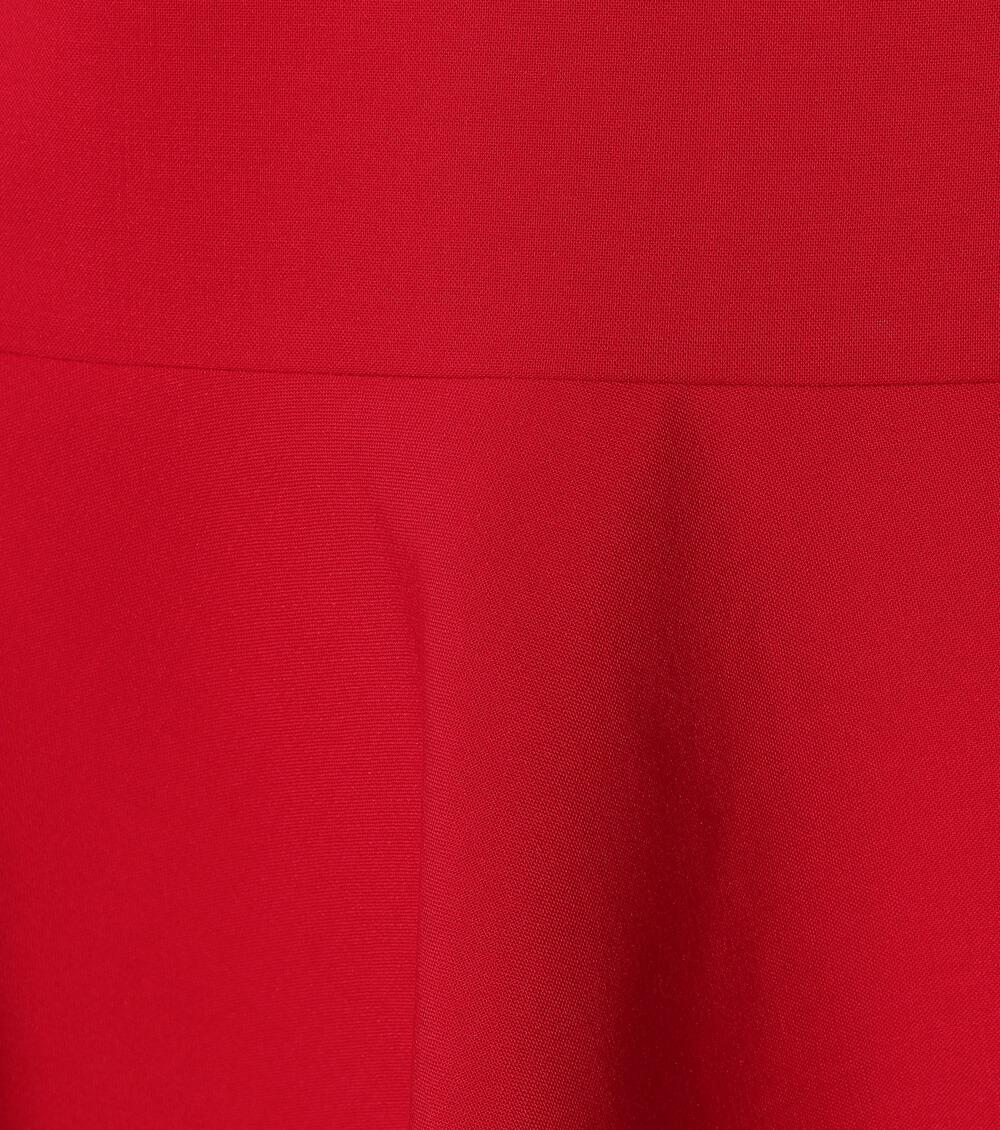 Биэластичная шерстяная ткань, цвет Красный, фото 3