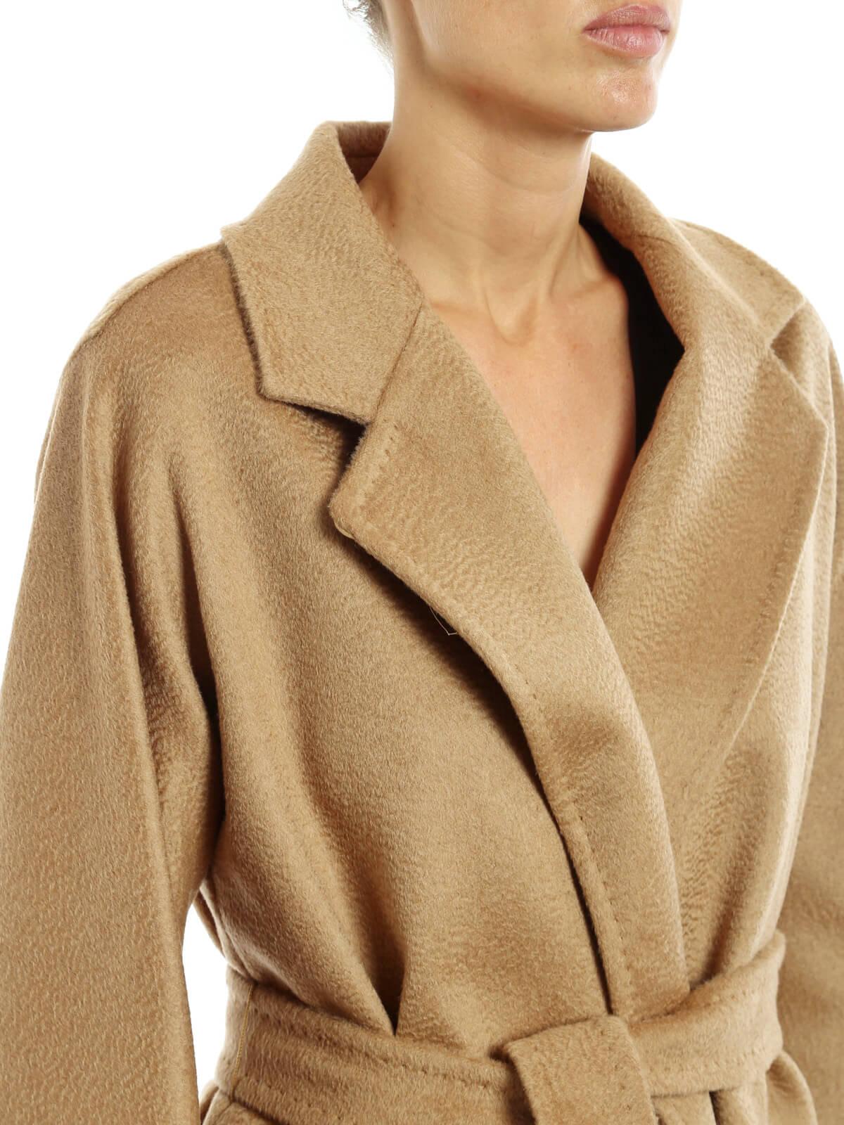 Пальтовая ткань Max Mara из шерсти верблюда, цвет Бежевый, фото 1