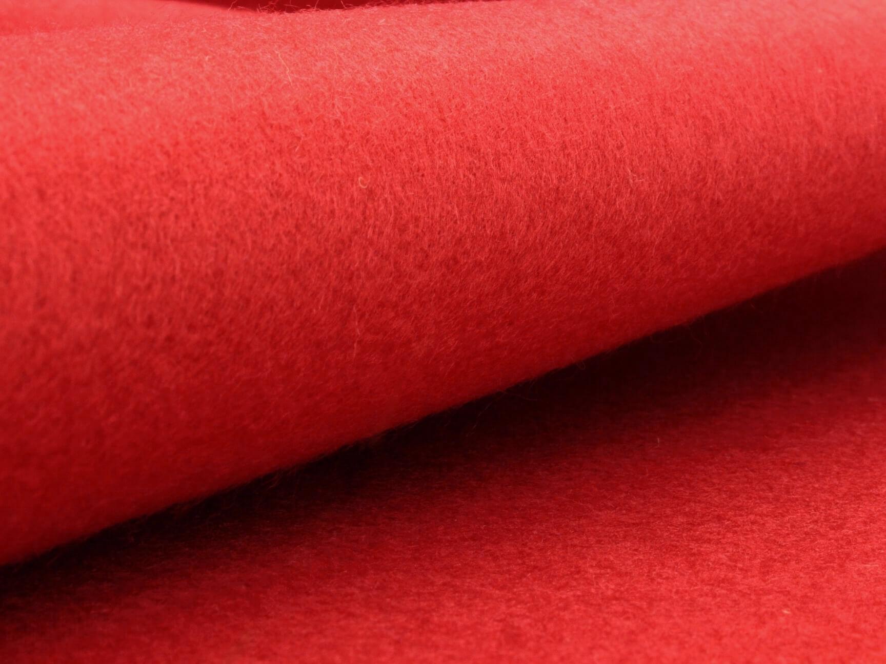 Двухслойный пальтовый кашемир Loro Piana, цвет Красный, фото 3