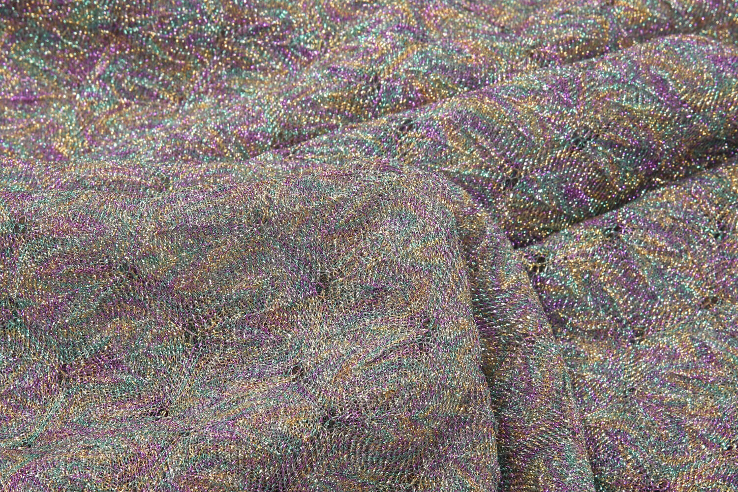 Ажурный трикотаж Missoni, цвет Металлик, фото 2