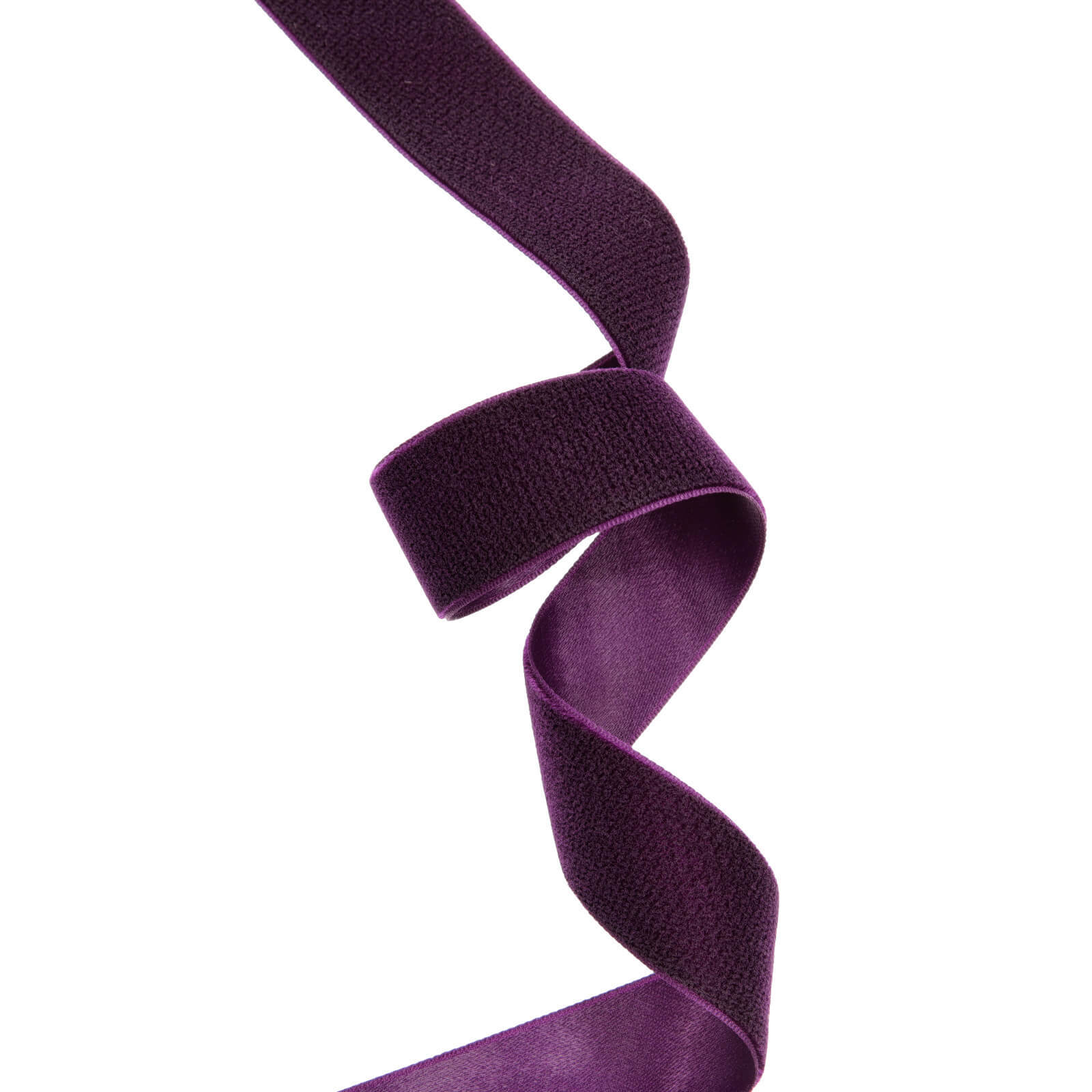 Бархатная лента 2,5 см, цвет Фиолетовый