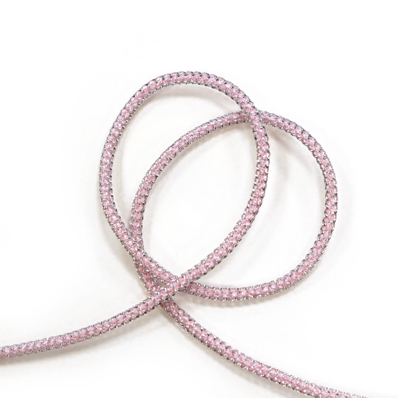 Декоративный фактурный шнур 0.2 см, цвет Розовый, фото 1