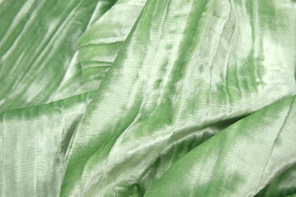 Французский бархат креш, цвет Зеленый, фото 1