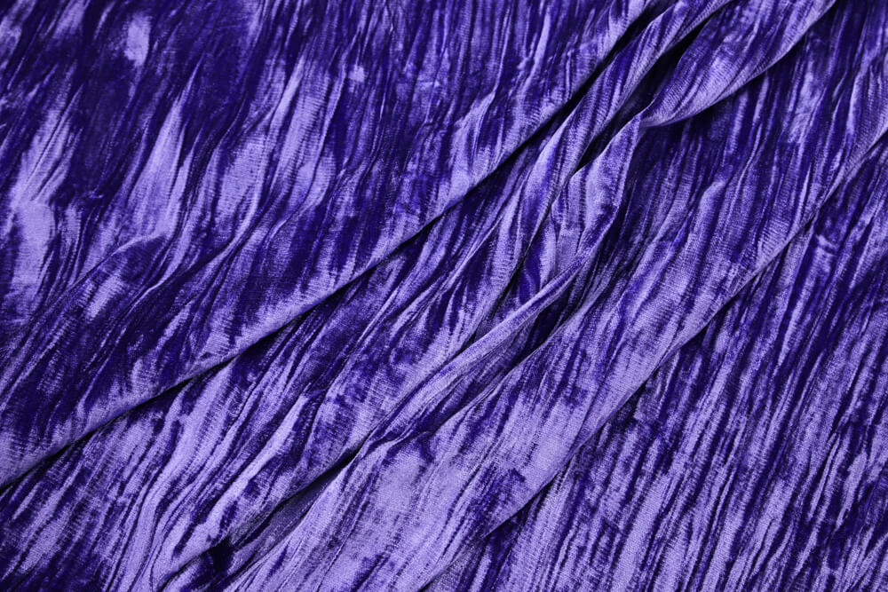 Французский бархат креш, цвет Фиолетовый