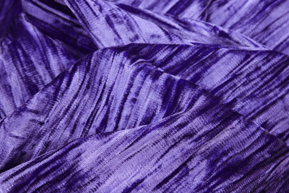 Французский бархат креш, цвет Фиолетовый, фото 1