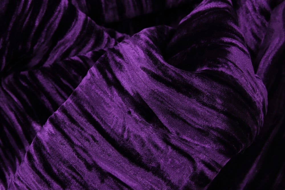 Французский бархат креш, цвет Фиолетовый, фото 1