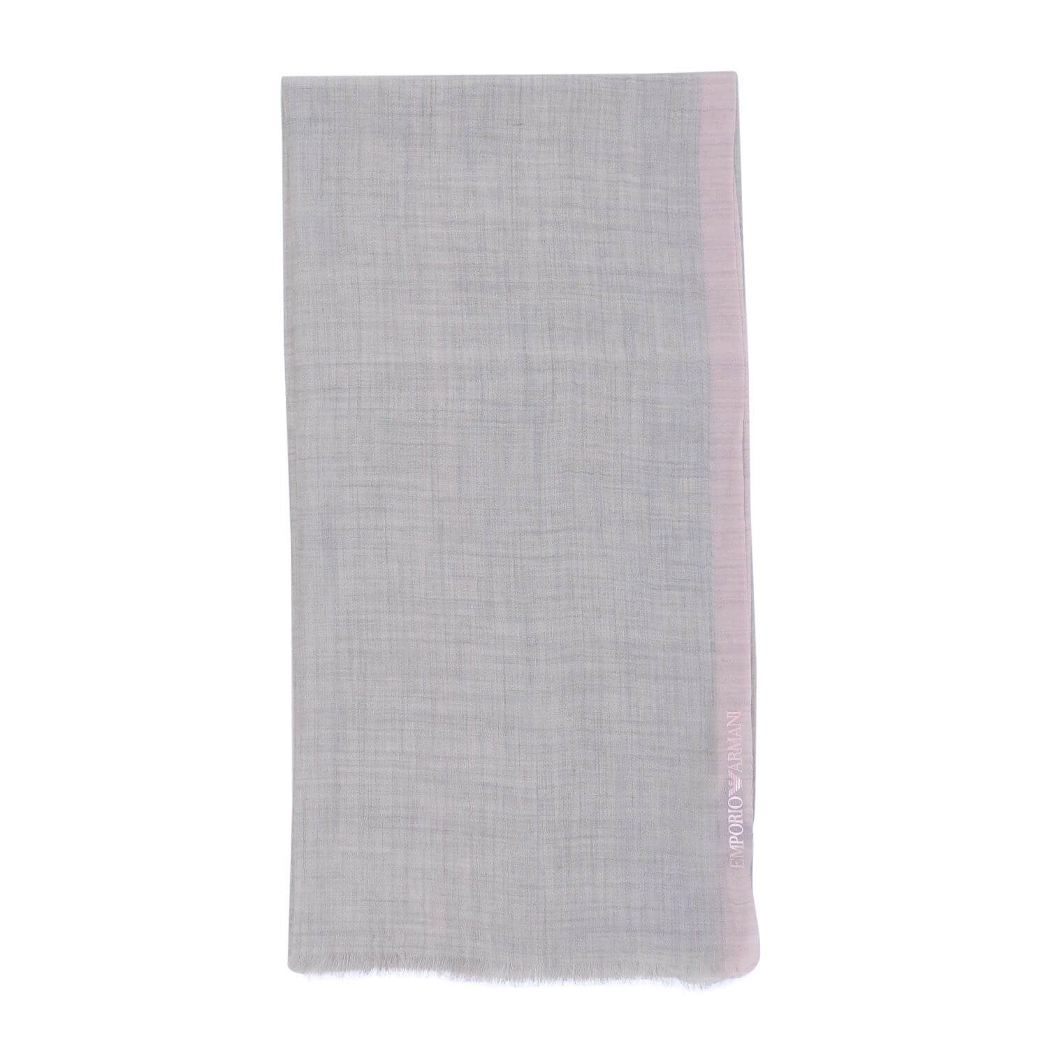 Кашемировый шарф Armani 70х200 см, цвет Серый, фото 1