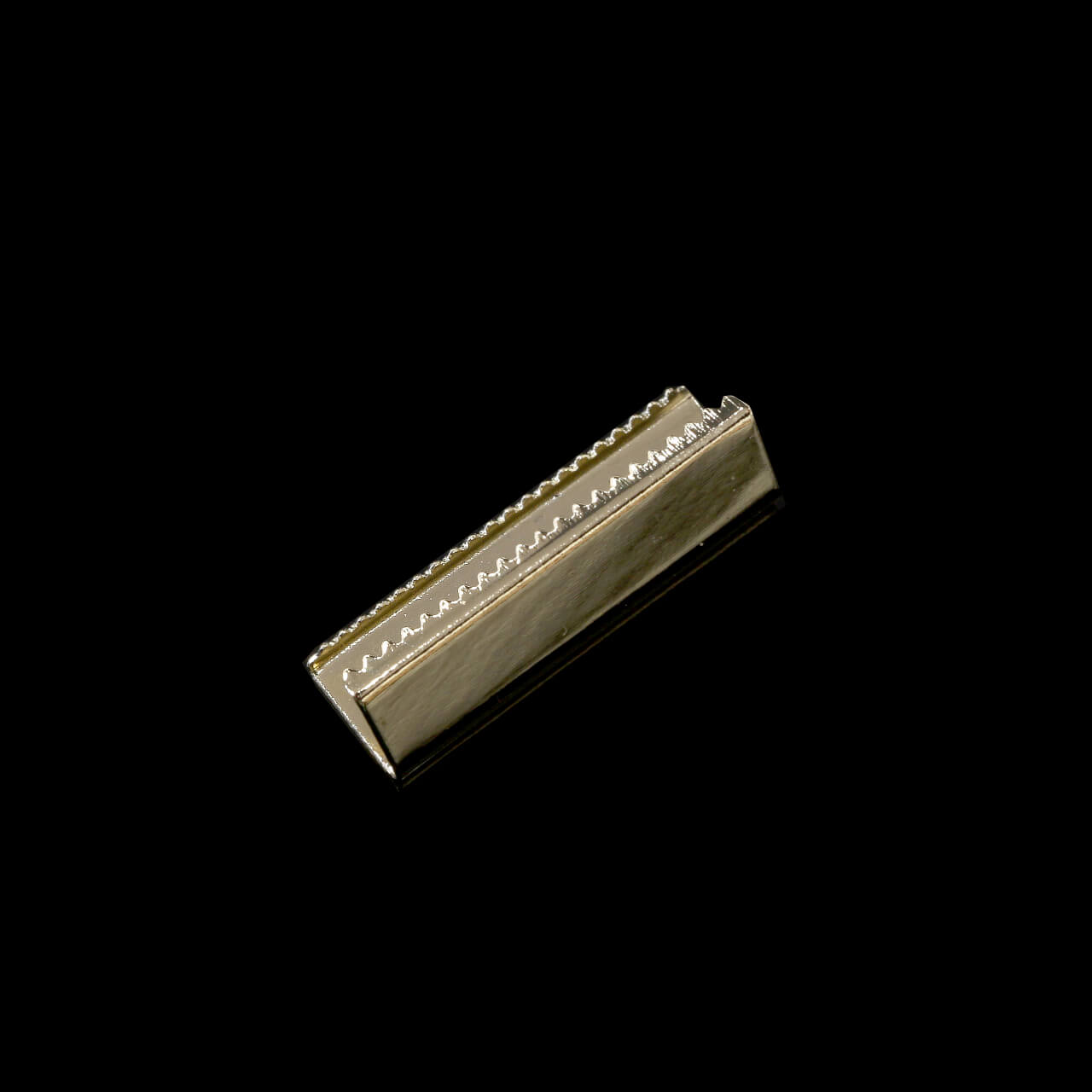 Концевик для лент/тесьмы 2,5 см, цвет Золото