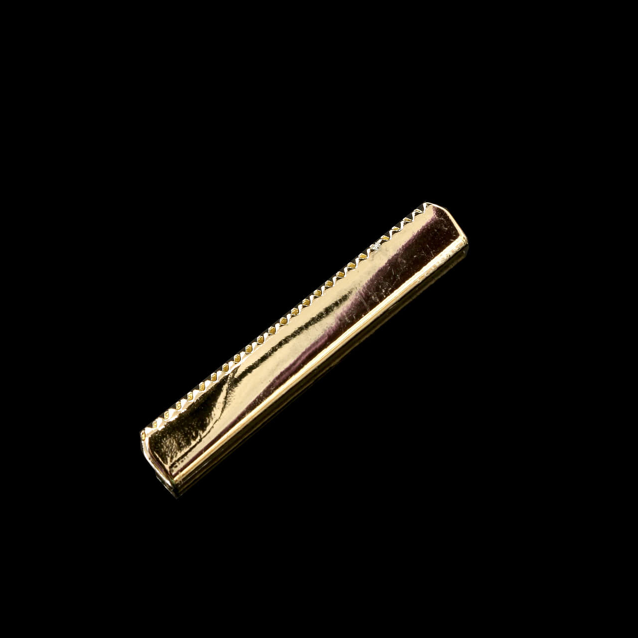 Концевик для лент/тесьмы 3,5 см, цвет Золото