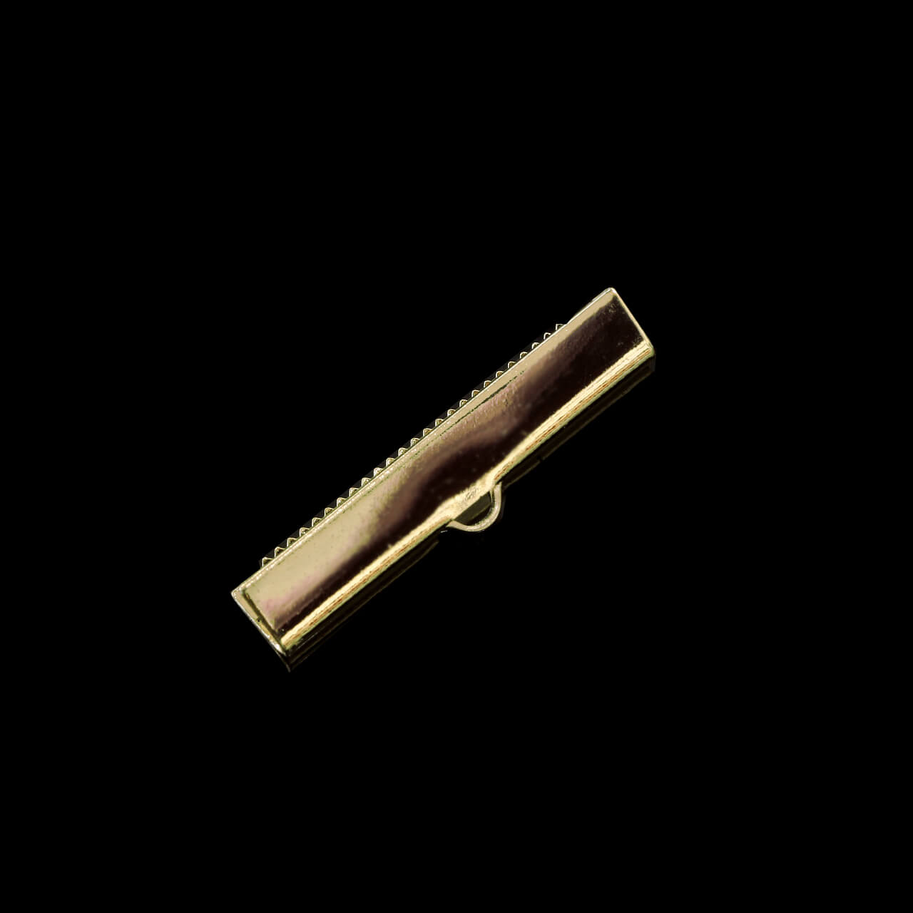 Концевик для лент/тесьмы 3 см, цвет Золото