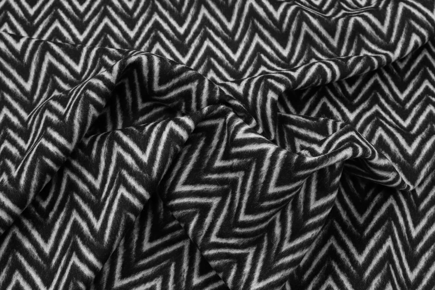 Костюмная/пальтовая ткань Piacenza для Valentino, цвет Черно-белый, фото 1