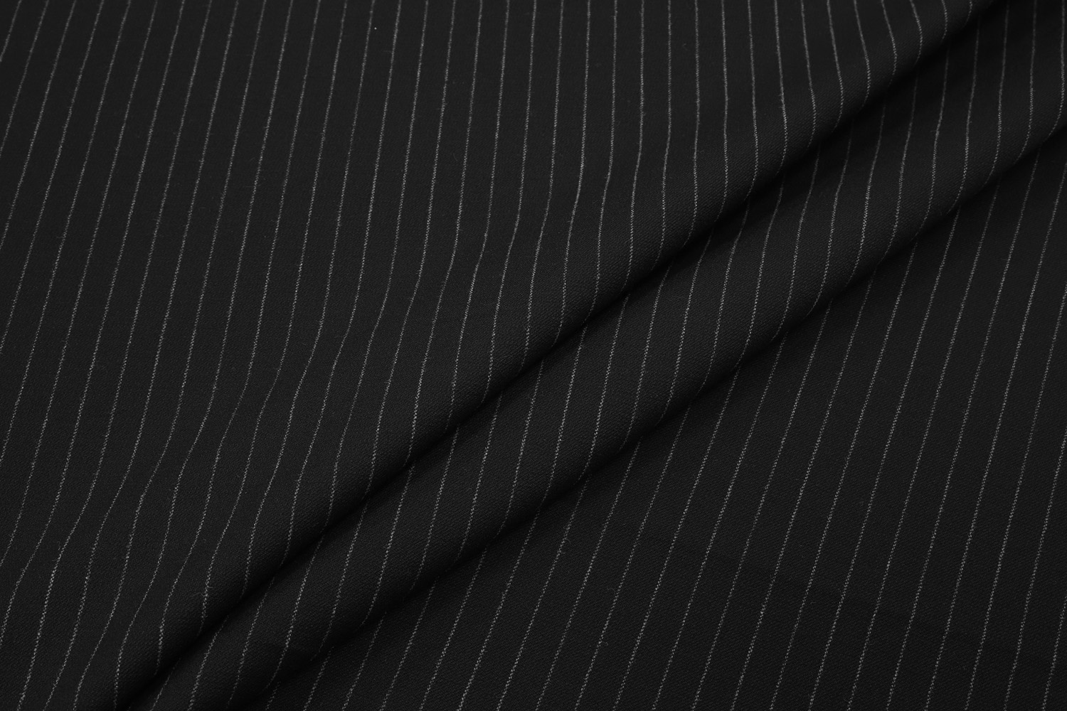 Костюмная шерстяная ткань с эластаном Zegna, цвет Черный, фото 1