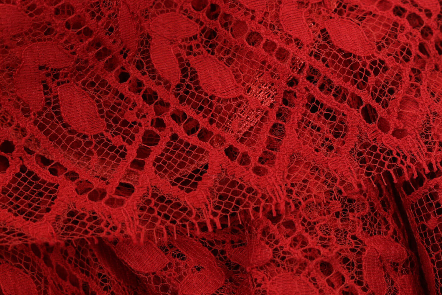 Кружевное полотно Solstiss, цвет Красный, фото 1
