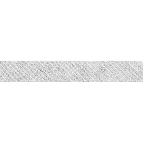 Лента нитепрошивная по косой 1,2 см, цвет Белый