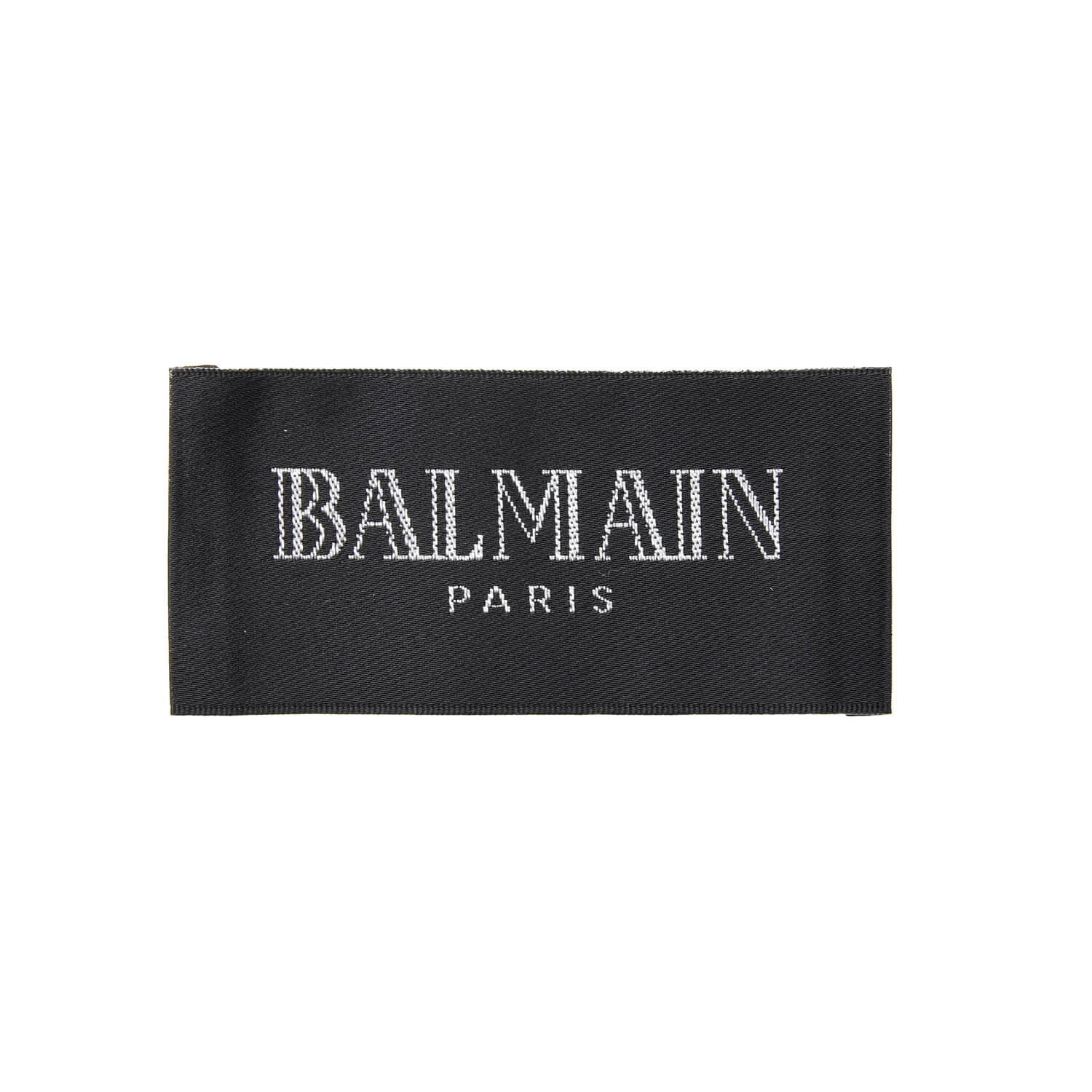 Лейбл Balmain 8,5х4 см, цвет Черный