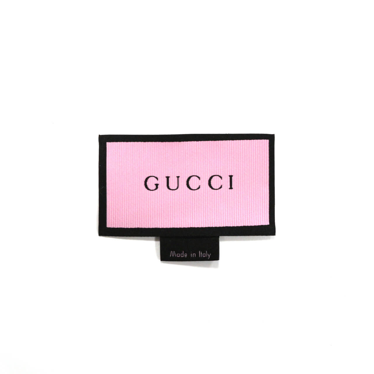 Лейбл Gucci 7х4 см, цвет Розовый