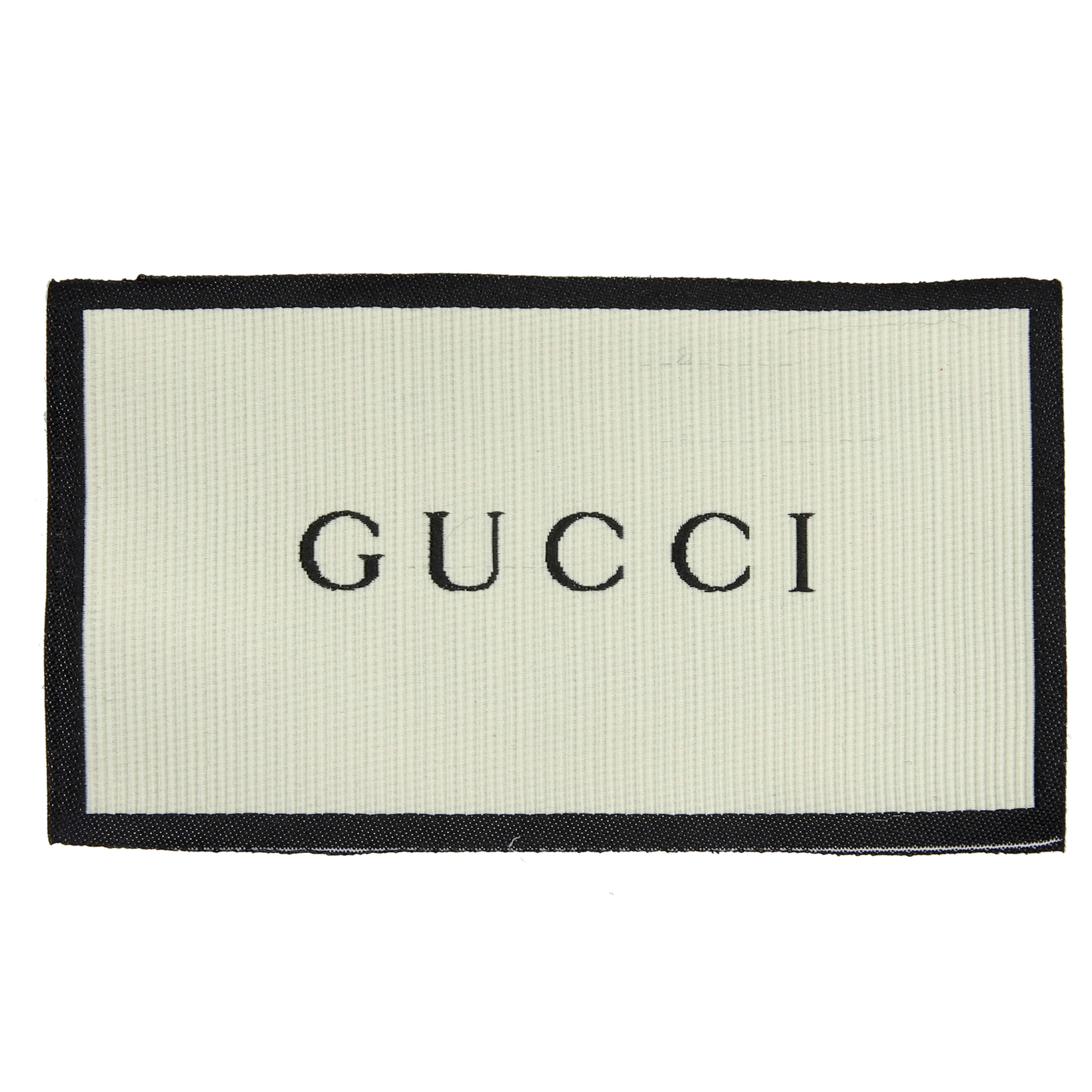 Лейбл Gucci 9х5 см (артикул 035-1824)