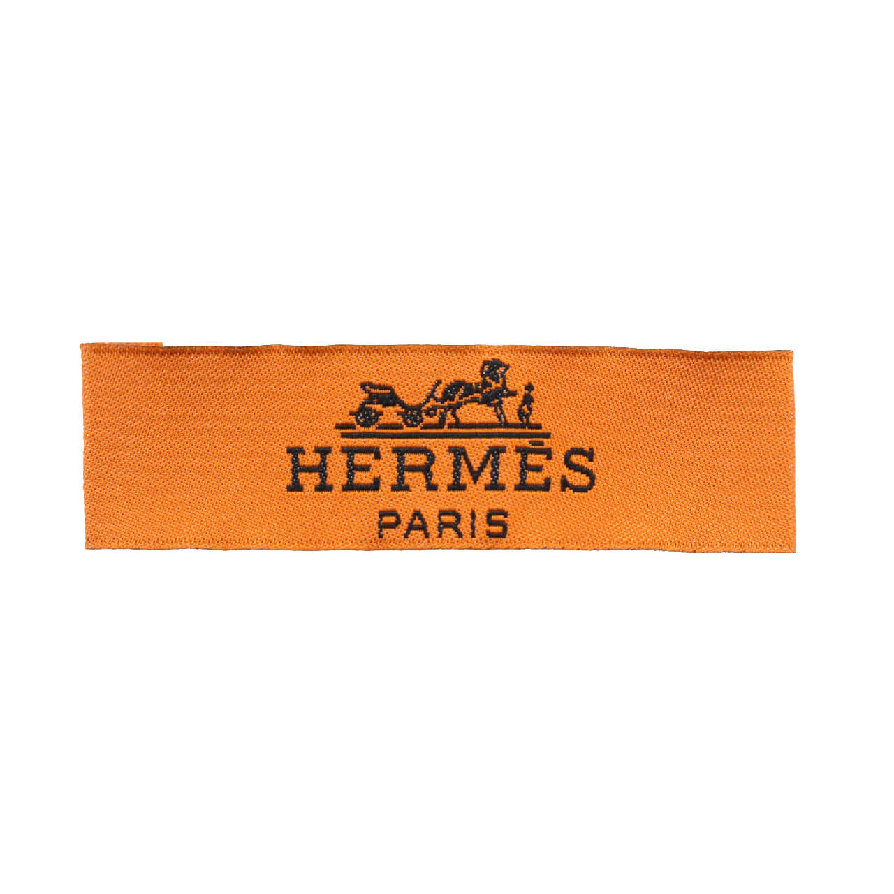 Лейбл Hermes 6х1,5 см, цвет Оранжевый