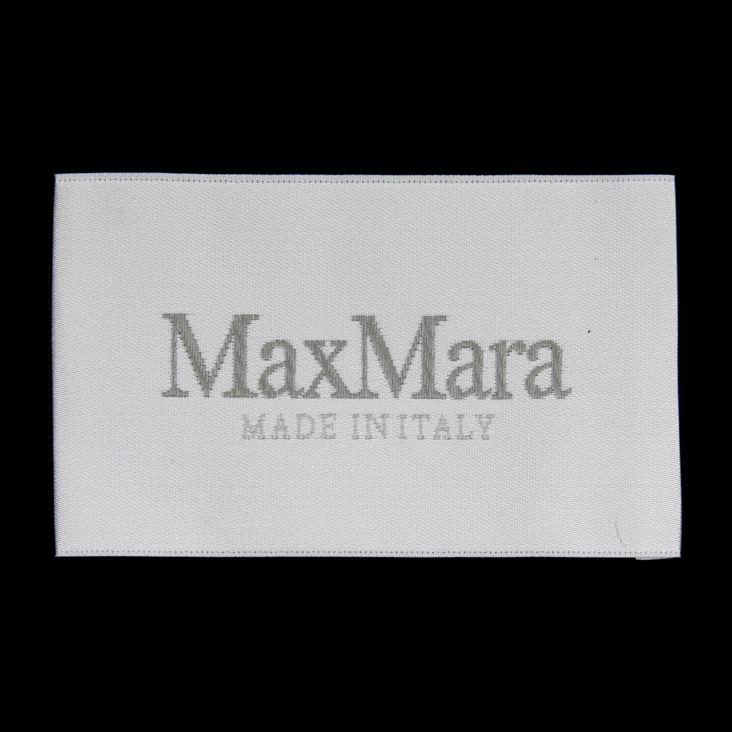 Лейбл Max Mara 8х5 см, цвет Слоновая кость