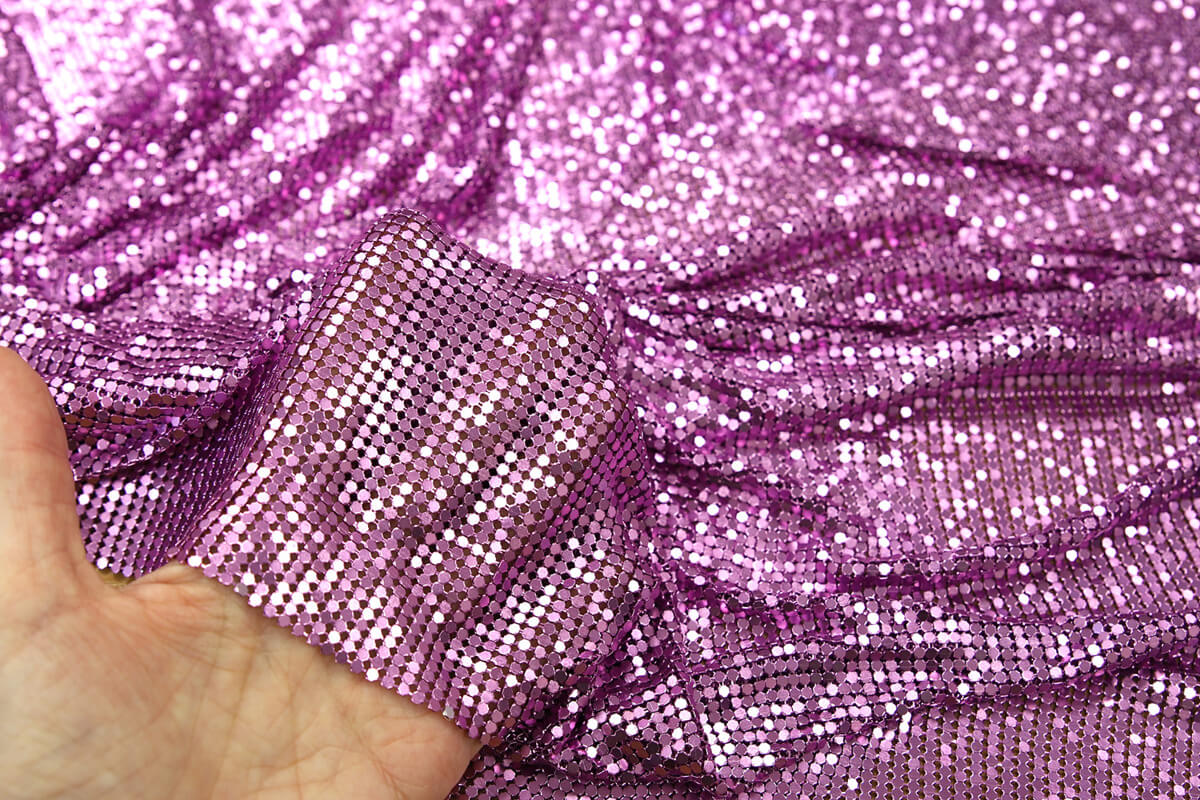 Металлическая сетка кольчуга Gucci 100х153 см, цвет Розовый, фото 1