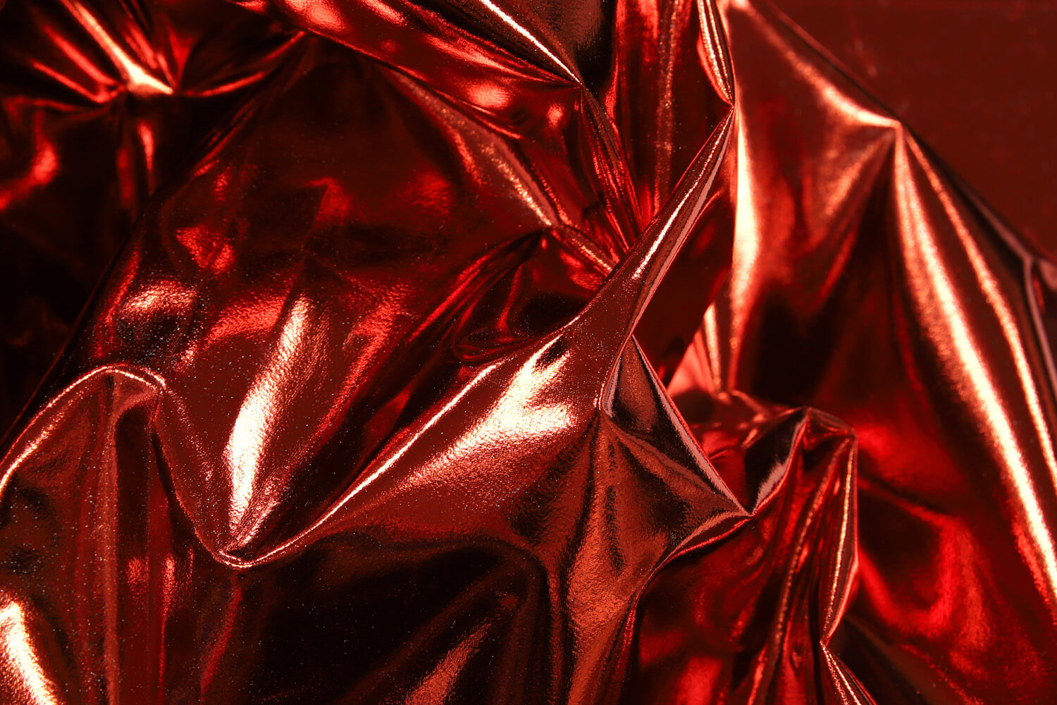 Металлизированная ткань Balmain, цвет Красный, фото 2