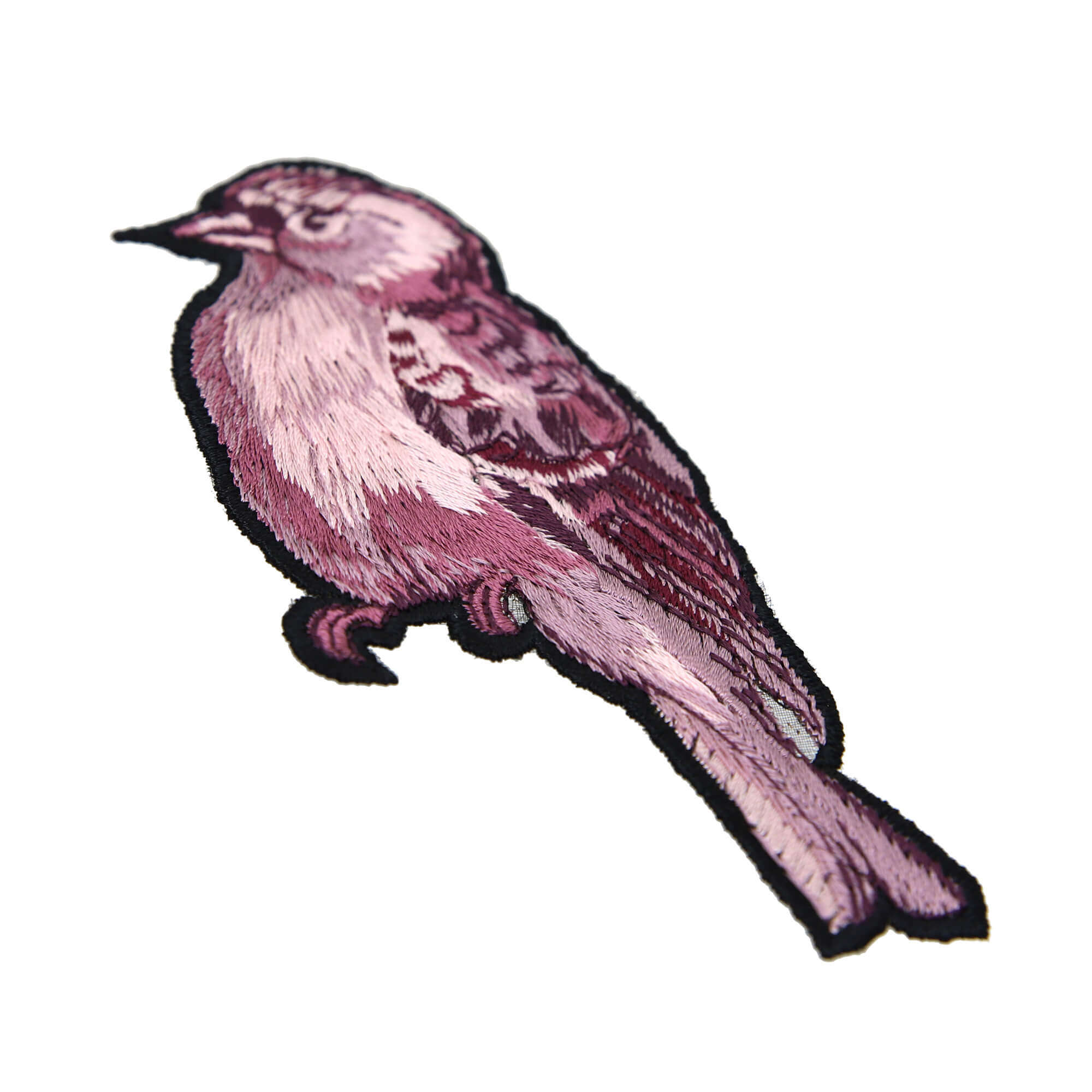 Нашивка Птица 7х11 см, цвет Розовый, фото 1