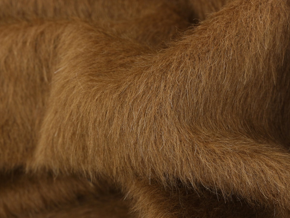 Пальтовая ткань из альпаки Agnona, цвет Коричневый, фото 1